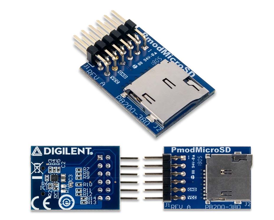 MicroSD Card Slot Digilent DigiKey